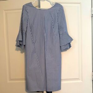 Blue Striped Women's Dress - Nine West
